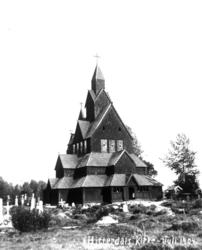 Heddal stavkirke 167, Heddal, Notodden, Telemark, juli 1904.
