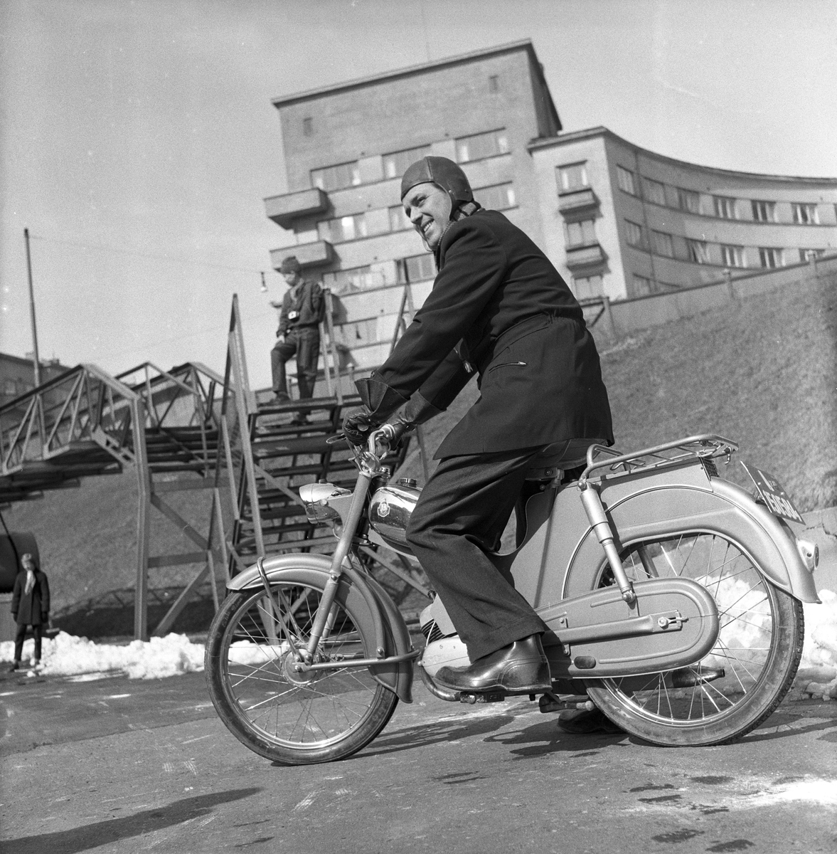 Serie. Moped-kurs. Fotografert 1959.

