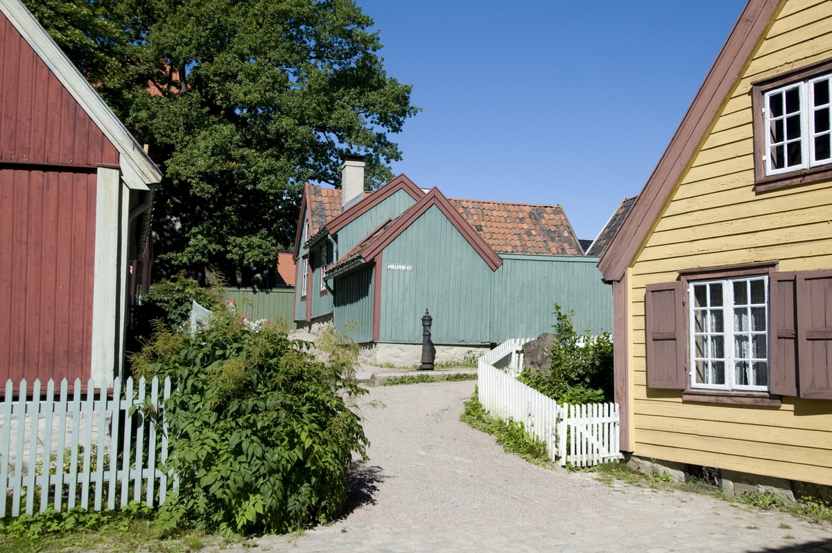 Hus fra Enerhaugen og Hammersborg. Norsk Folkemuseum, august 2010.