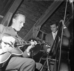 Musikere, jazzklubb. Horten 30.10.1959.