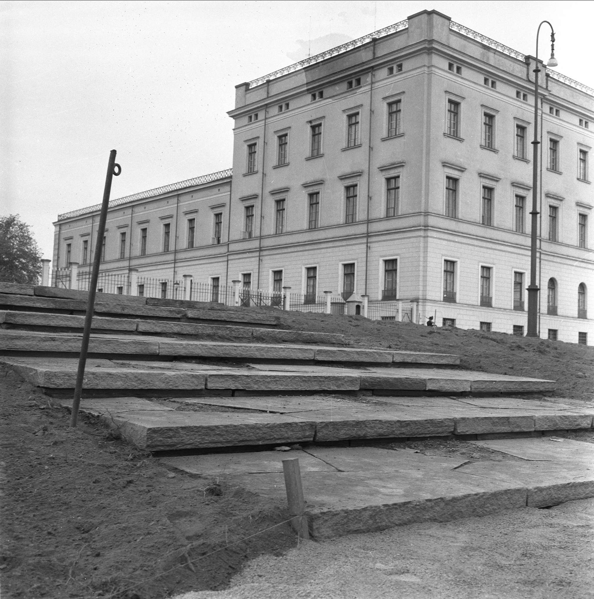 Slottsparken, Oslo 1959.