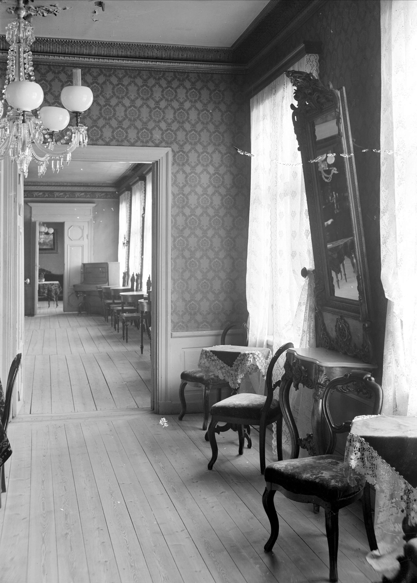 Restaurang Phoenix, kvarteret Domen, Fyristorg, Uppsala, interiör 1934