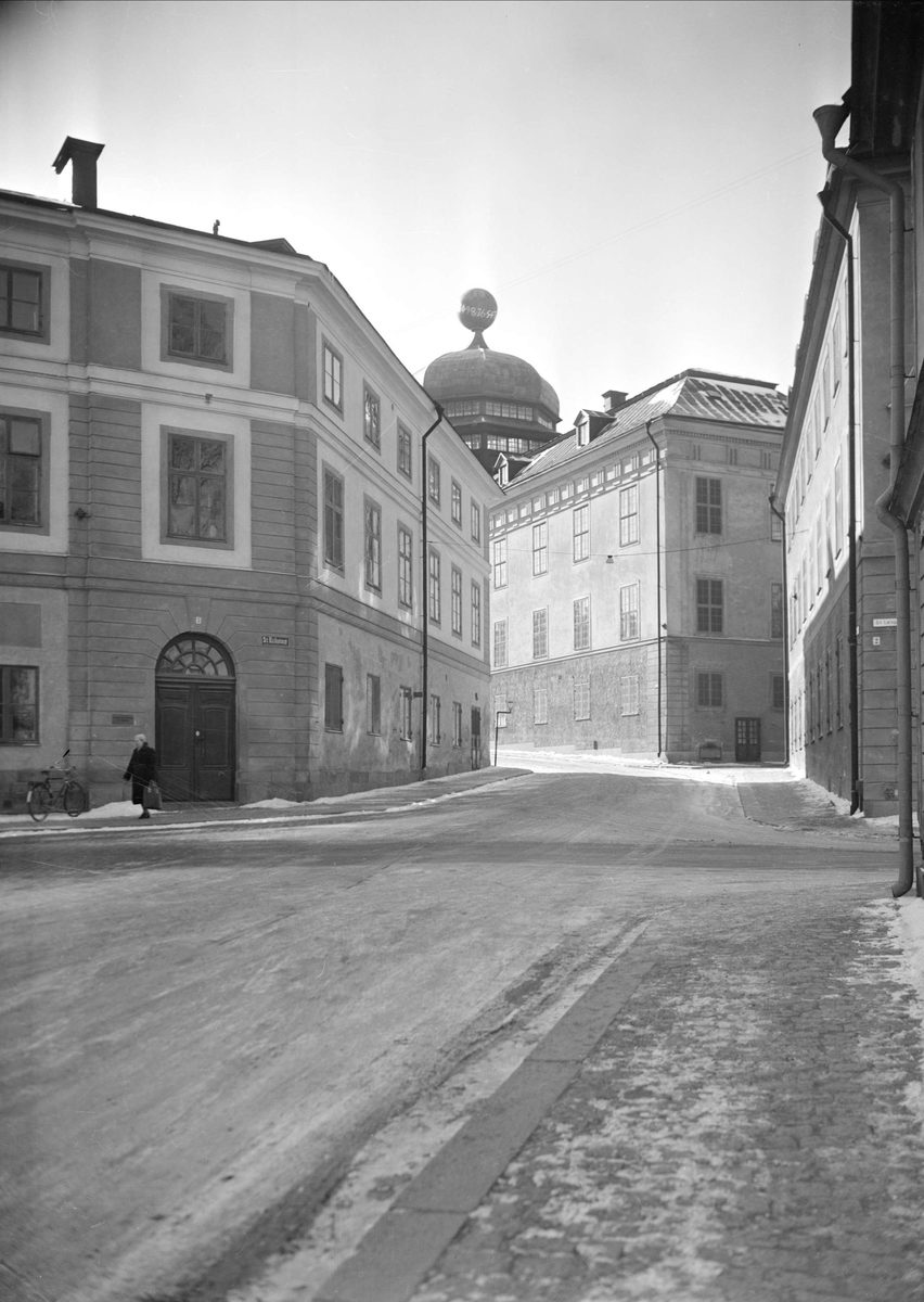 Konsistoriehuset och Gustavianum, sett från S:t Eriks torg, Uppsala