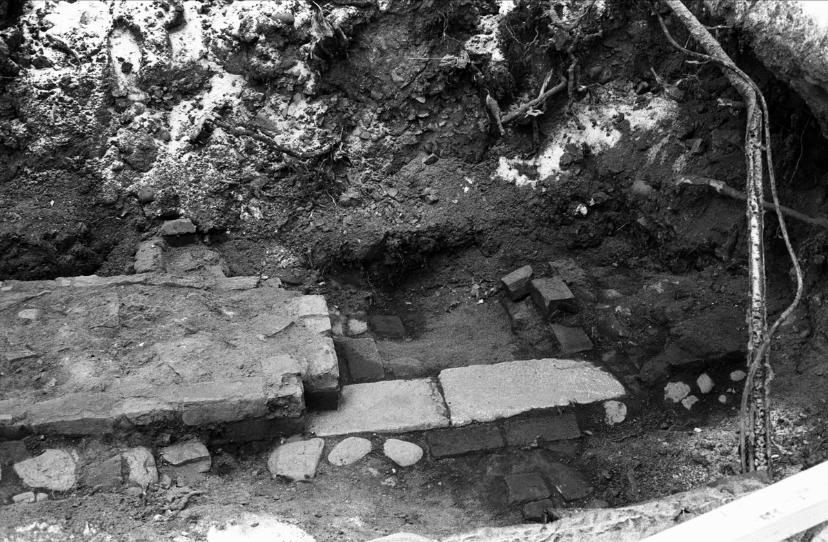 Antikvarisk dokumentation av medeltida ruin i kvarteret S:t Erik, Uppsala 1986