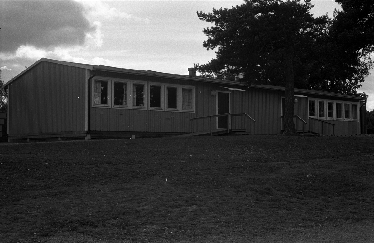 Undervisningslokaler, Almunge skola, Almunge socken, Uppland 1987