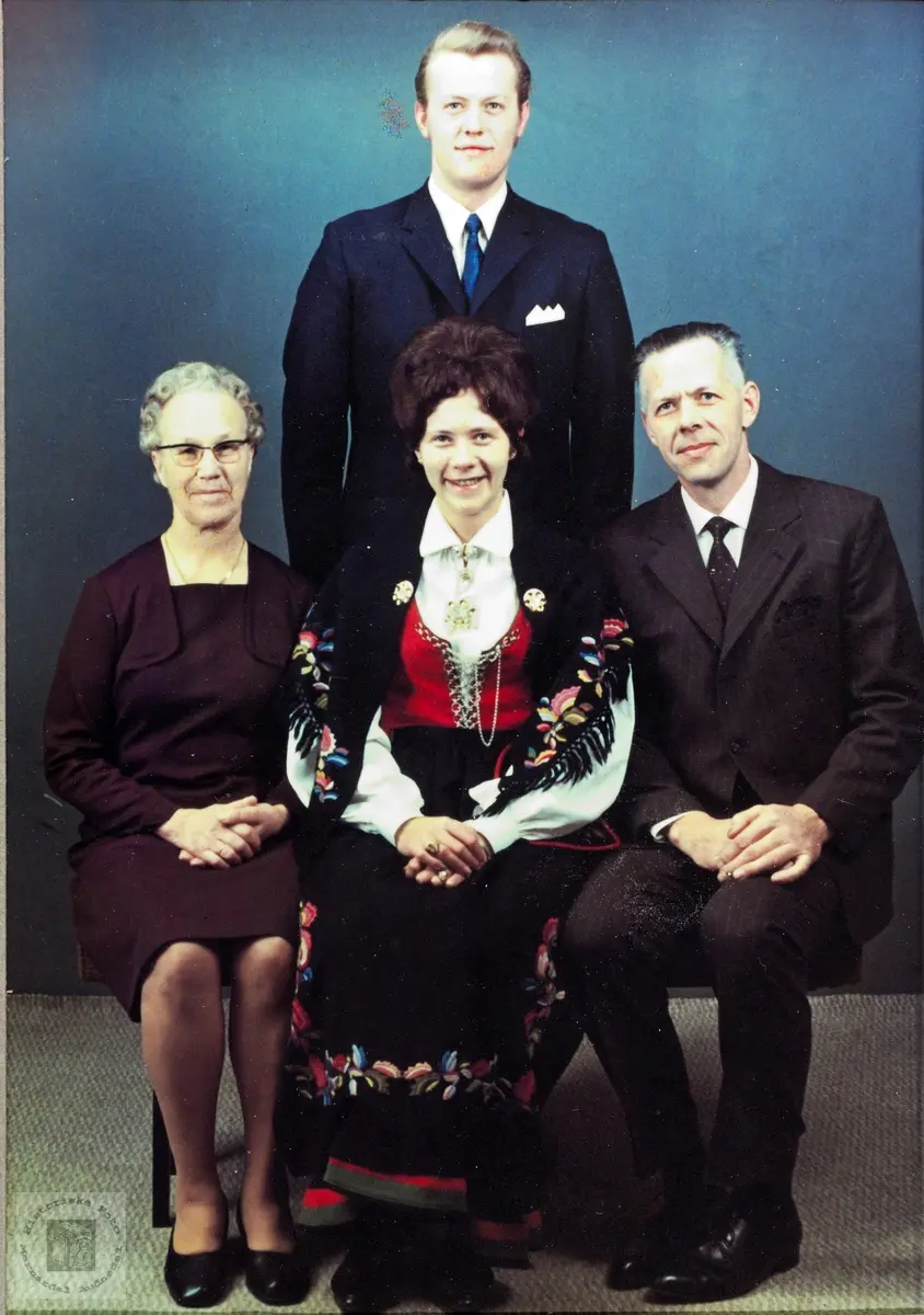 Familien Høyland. Audnedal.