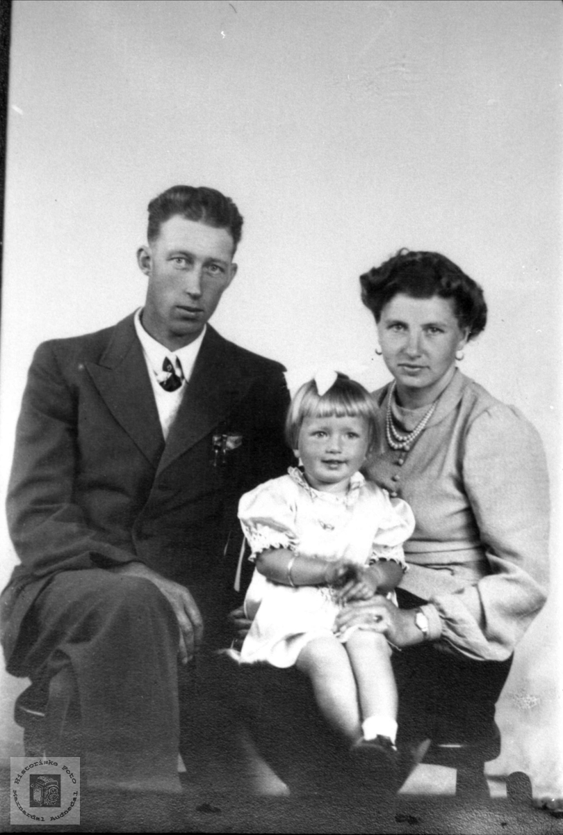 Familien Arne Godfred Gustavsen.