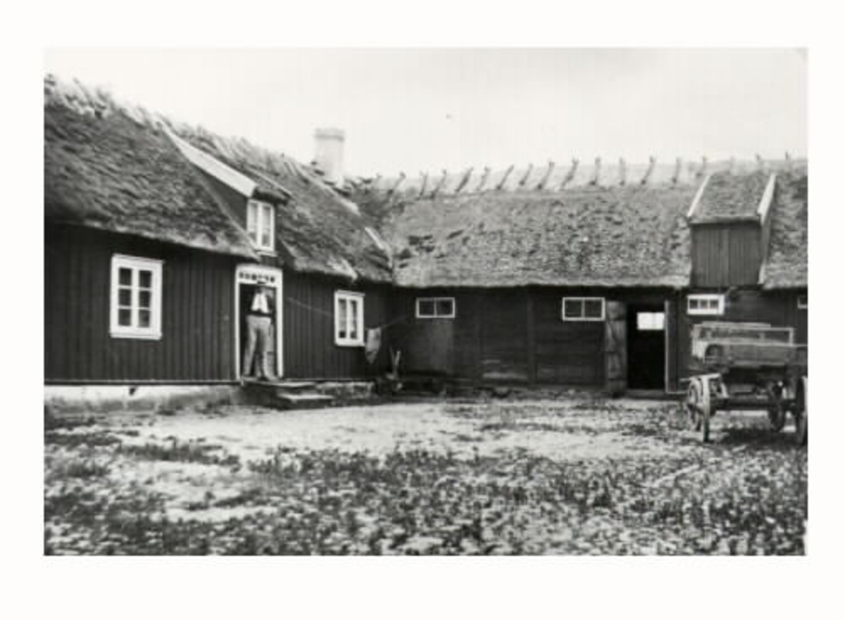 Den bondgård i Apelviken där de första sanatoriepatienterna inkvarterades.