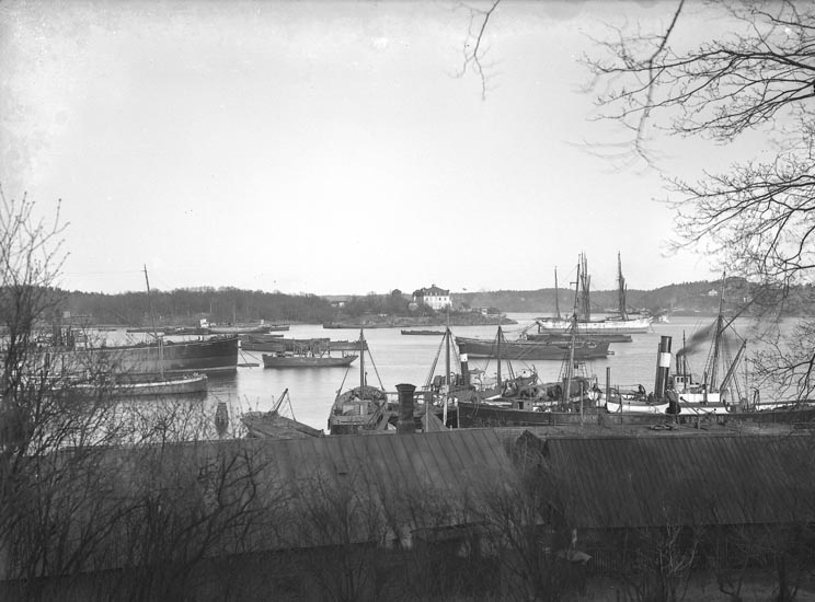 Enligt fotografens noteringar: "Valdemars Udde Stockholm taget af Selma Sahlberg omkr. år 1910."