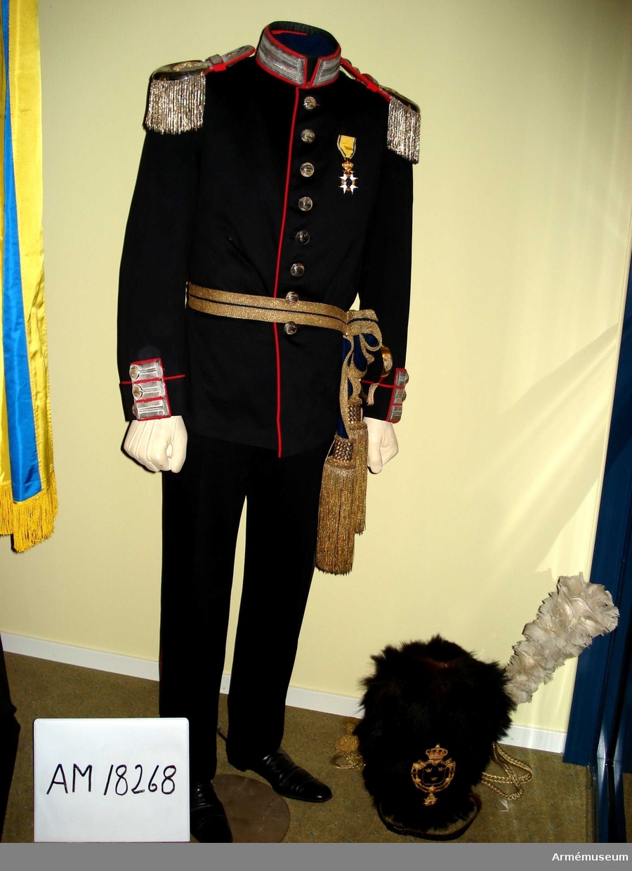 Grupp C I.
Ur uniform för officer, major, vid Göta livgarde.