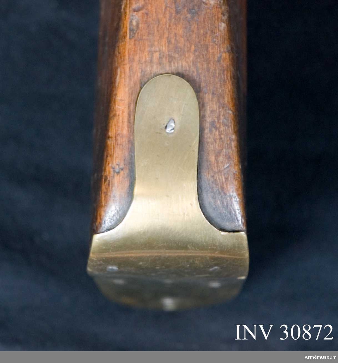 Grupp E XIV.

Afrikanskt handelsgevär. Projekt från 1700-talets mitt. Tillverkad efter engelsk förebild i Norrtälje gevärsfaktori. På kolven återfinns "234". 