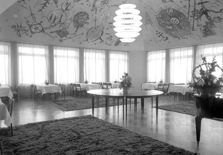 "Lysekil. Interiör. Festsal, Hotell Lysekil. 1952"