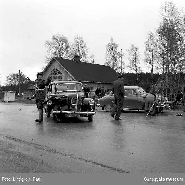 Bilolycka i Sörberge, Timrå.