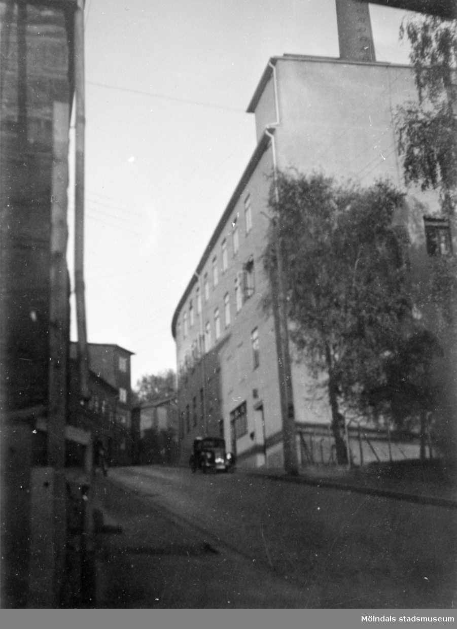 Viktor Samuelsons fabrik, 1945-1955. I folkmun kallad "Strumpan".