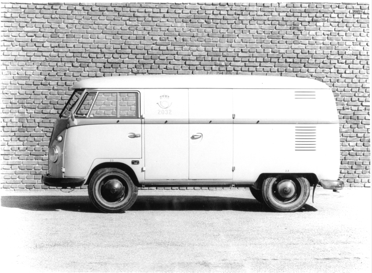 VW skåp. tidigt 1960-tal, maxlast 830 kg.