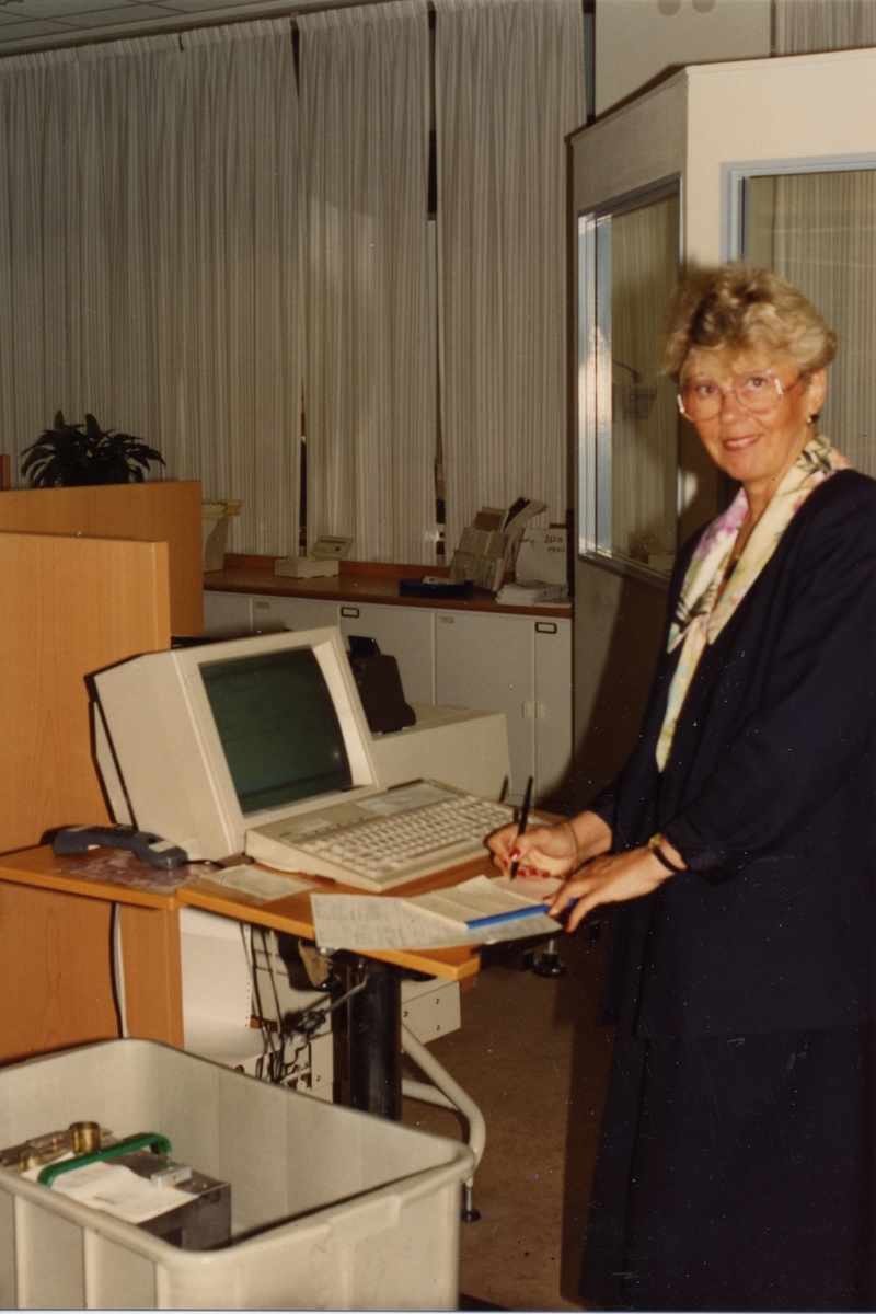 Postkontoret Malmö 4 år 1990.