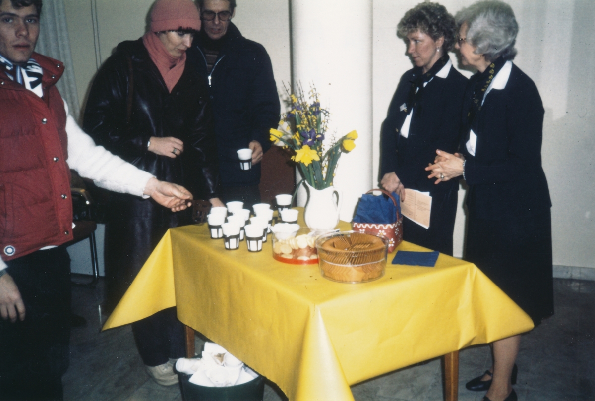Värvning av nya postkunder vid Postkontoret Jönköping 6 lokaler, 1986.