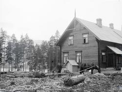 Tømmerbygning ved Tinnsjøen