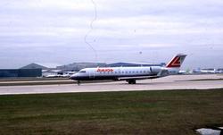 Ett fly på bakken, Canadair Jet - 100LR OE-LRH "Jochen Rindt