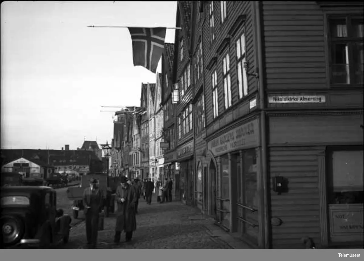 Bryggen i Bergen, gatemiljø