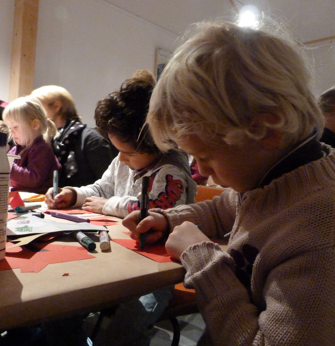 Juleverksted for barn på Berg-Kragerø Museum 20.11.2011.
Kragerø Husflidslag