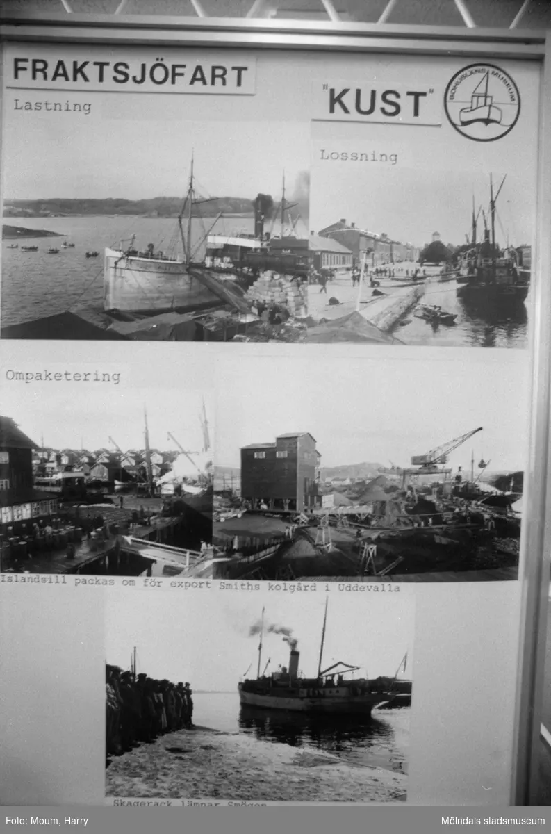 Utställningen KUST på Lindome bibliotek, år 1984.

För mer information om bilden se under tilläggsinformation.