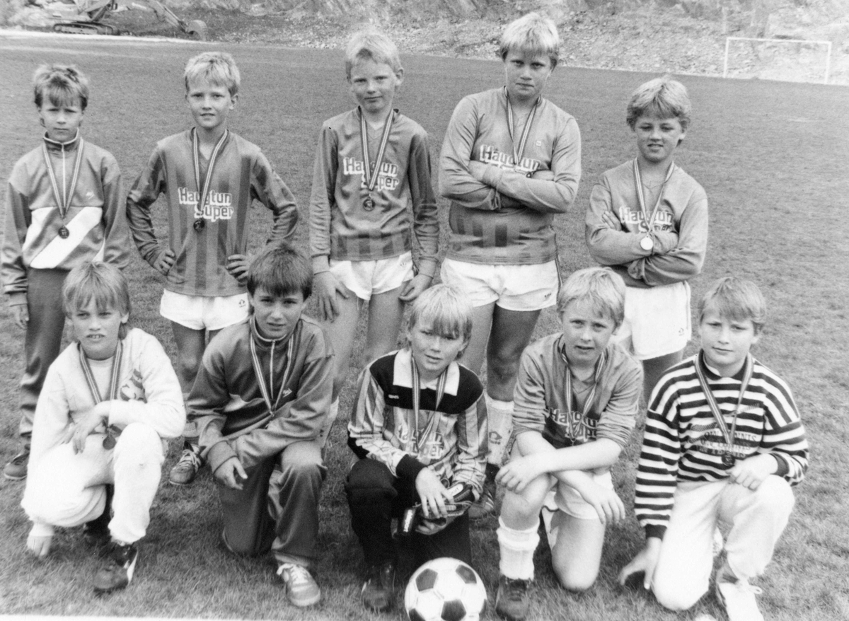 Vestmar  cup fotball. Sannidal lag. Ca. 1990