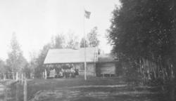 Speidere på Kretsleir i Alta, 1928. I tekst til bildet står 