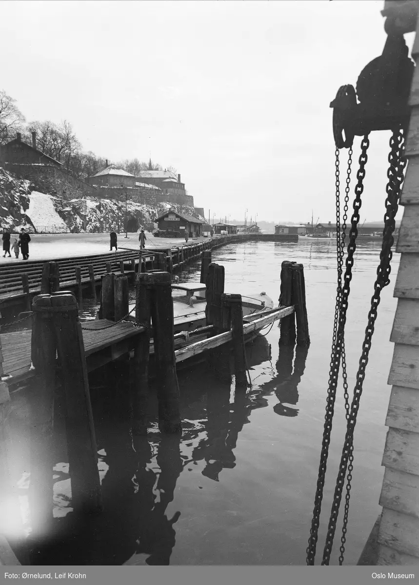 havn, havneskur, Akershus festning, fjord