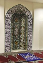 Islam, moske Central Kamaat-e Ahl-e Sunnat Norway, interiør,