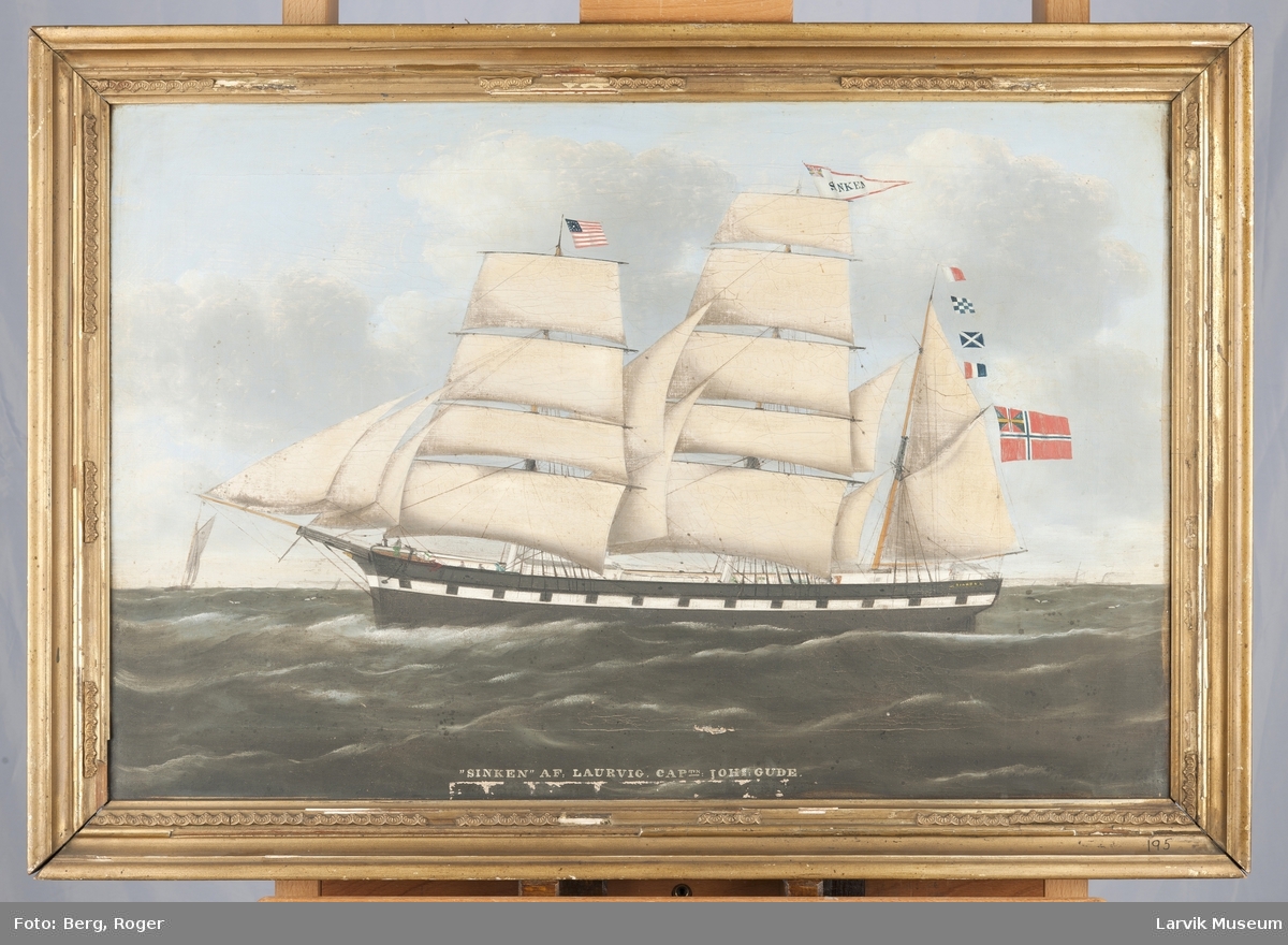 SINKEN
Nasjon: Norsk
Type: Bark
Byggeår: 1847
Byggested: USA
Endelig skjebne: Shediac - Sharpness. Forlist 1895 i St. Lawrence-gulfen.