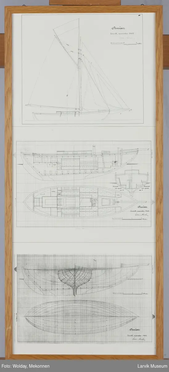 Tegninger av cruiserskip