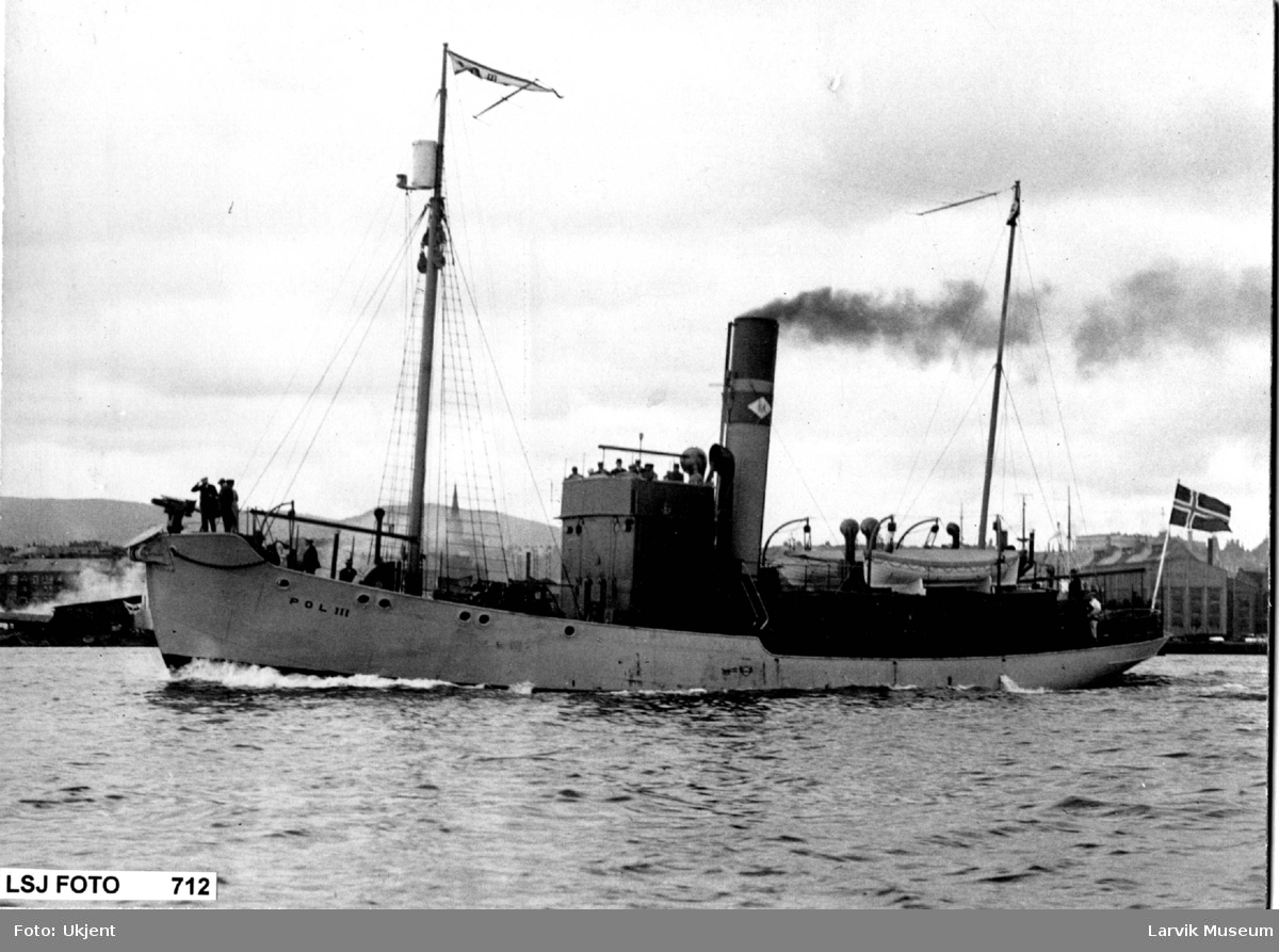 fartøy, dampskip, hvalbåten "Pol III"