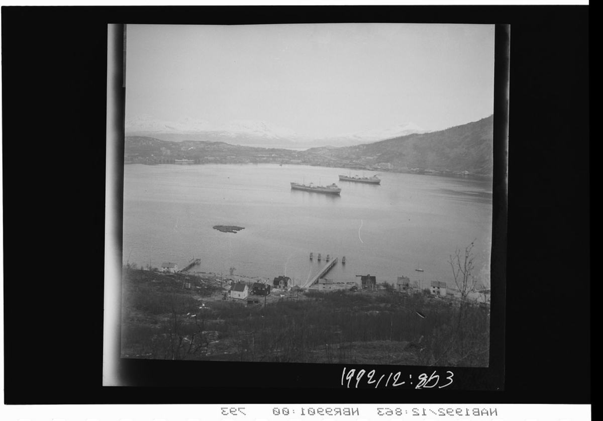 Narvik havn Malmbåter Ankenes landgang