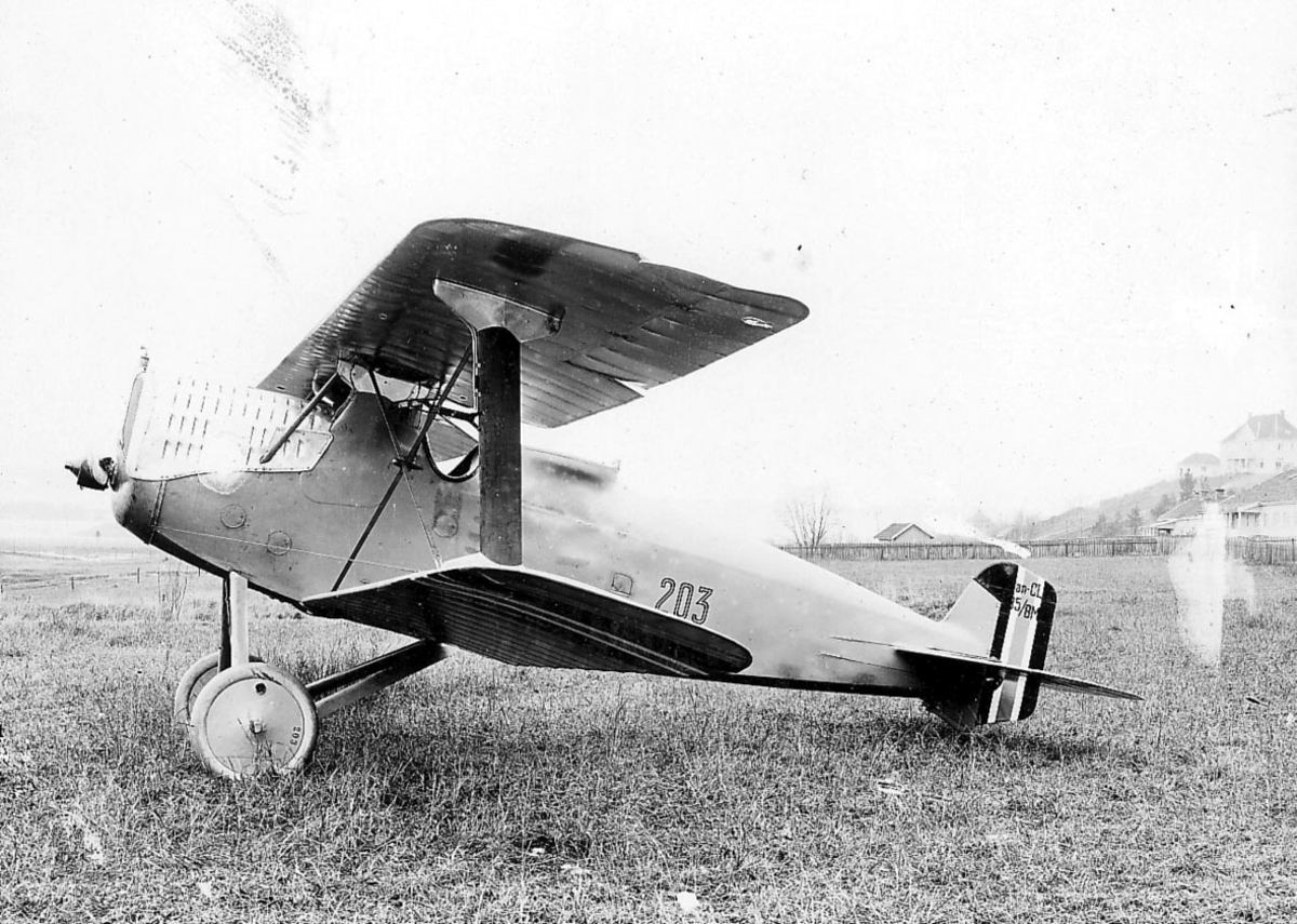 Ett fly på bakken, F.F.7. "Hauk"  203.