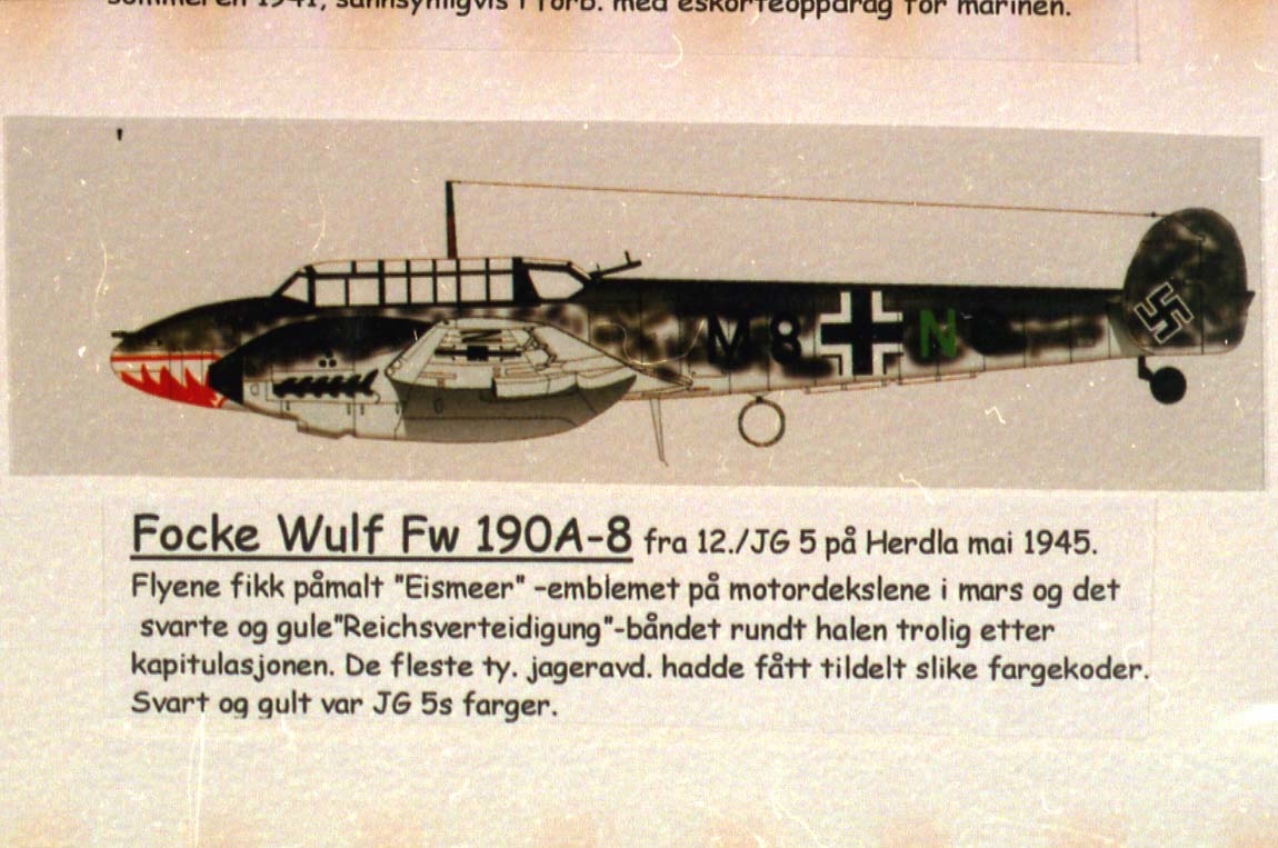 Tegning - skisse av 1 fly, Messerschmitt-110