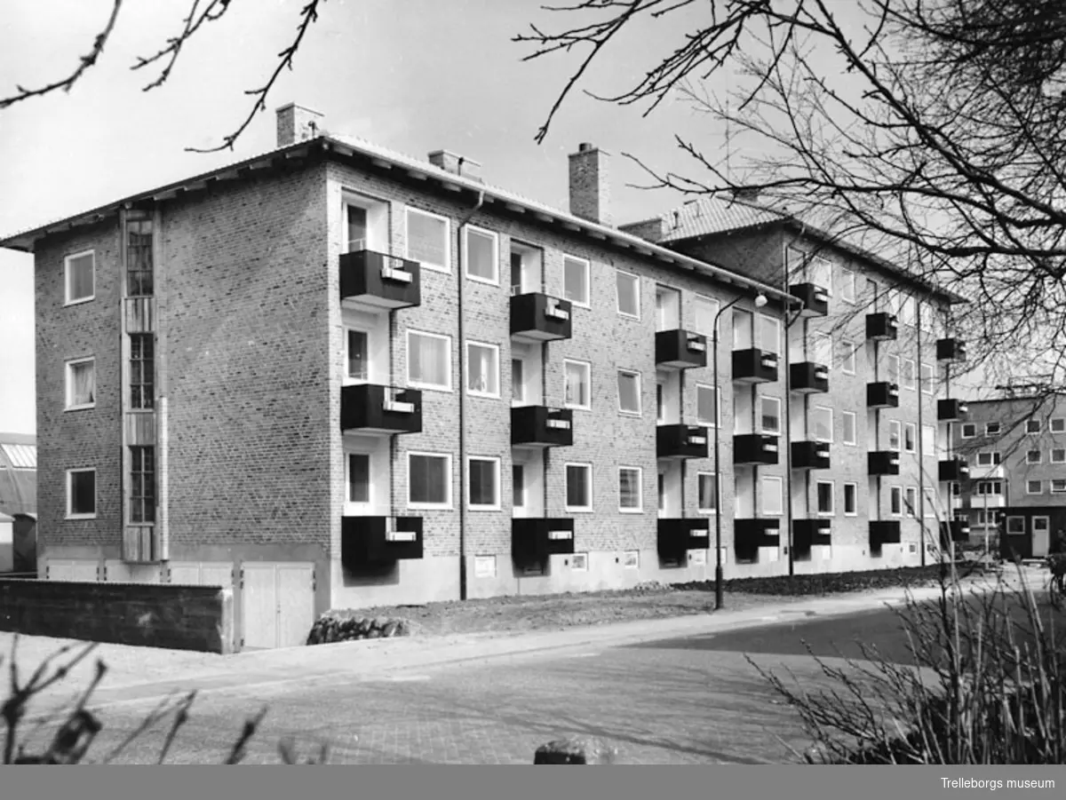 Nytt bostadshus vid Ripagatan - Trelleborgs museum / DigitaltMuseum