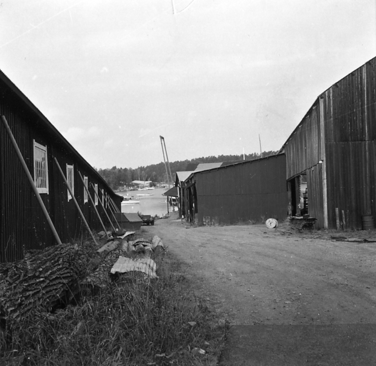 Fotografering av Neglingevarvet hösten 1974. Maskinverkstaden Interiör.