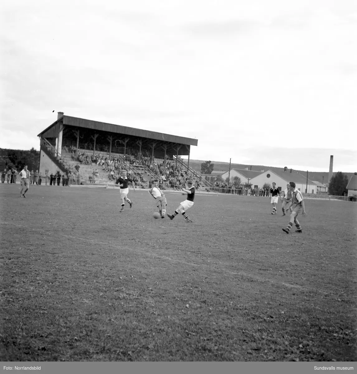 Fotboll i Idrottsparken mellan norska laget Nidar och GIF Sundsvall.