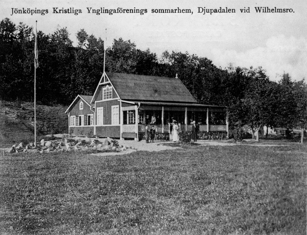 Jönköpings Kristliga Ynglingaförenings sommarhem, Djupadalen vid Wilhelmsro.