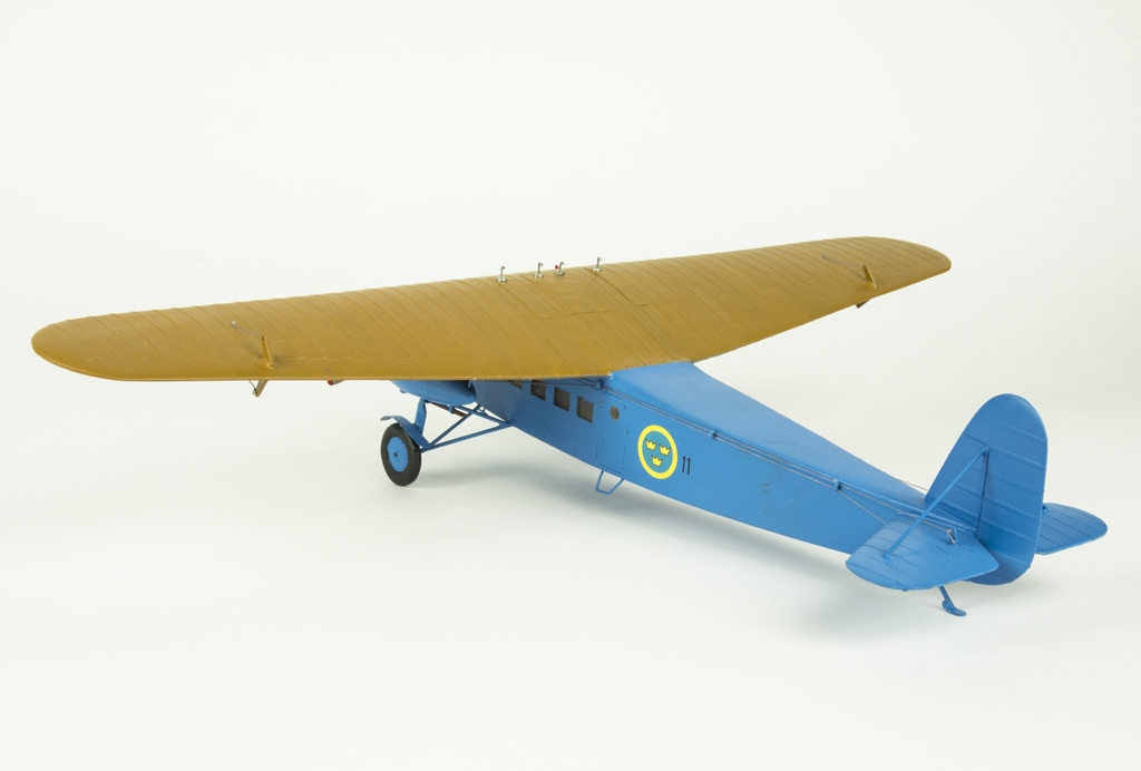 Flygplansmodell av Tp 10 Fokker