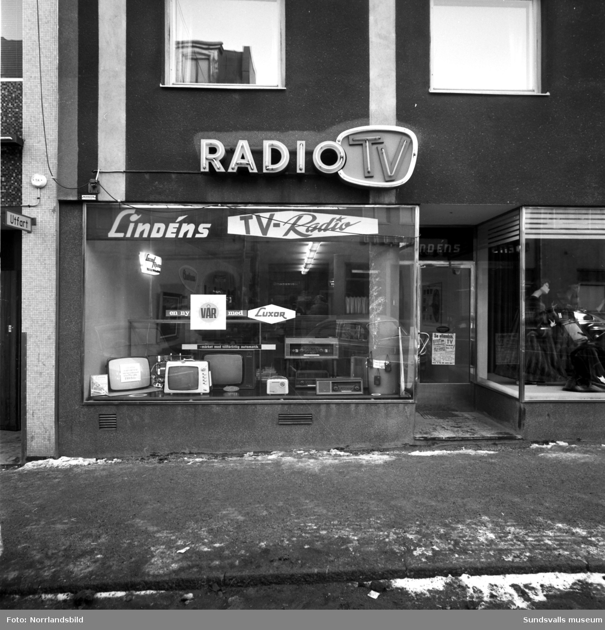 Lindens Radio och TV vid Trädgårdsgatan.
