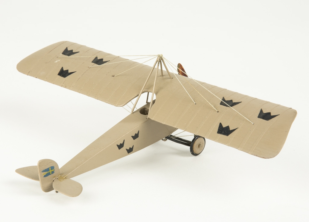 Flygplansmodell av Morane Saulnier Parasol.