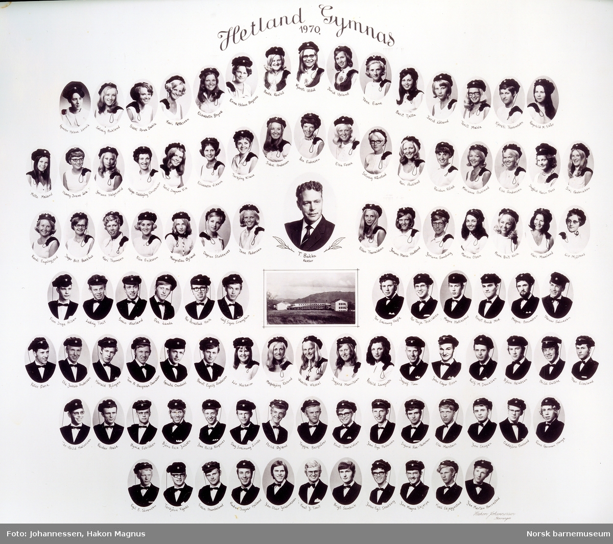 Studentene 1970, Hetland Gymnas.