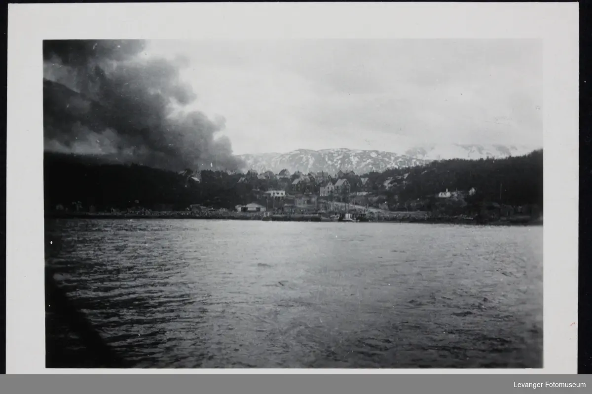 Bombing i Narvik krigsvåren 1940.
