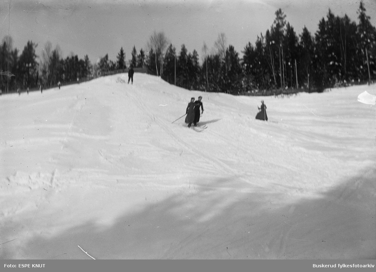 Skitur
skilek ved St.Hanshaugen i Hønefoss
tre jenter