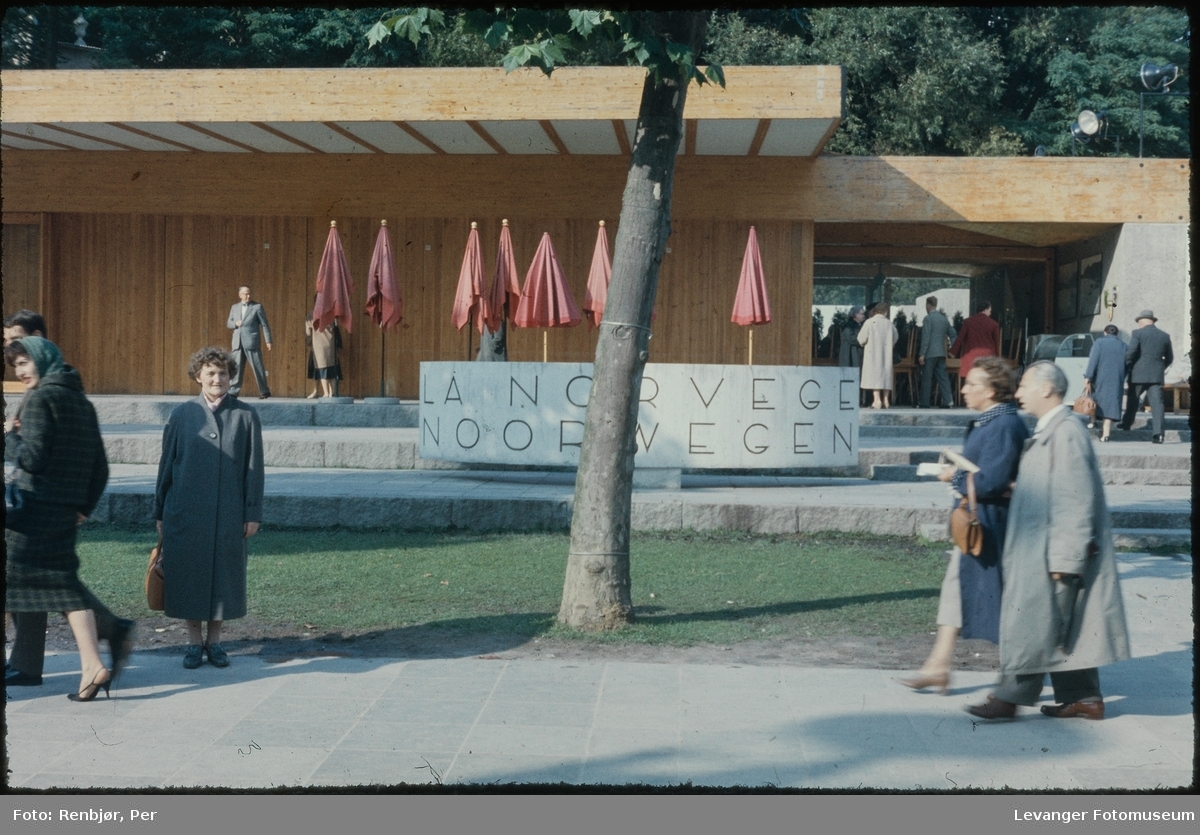 Fra verdensutstillingen Expo 1958 i Brussel, den norske paviljongen.