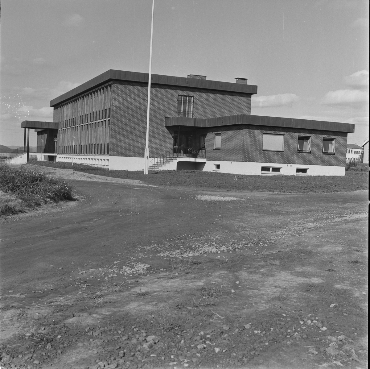 Kommunehuaet på Ask i Gjerdrum 1971