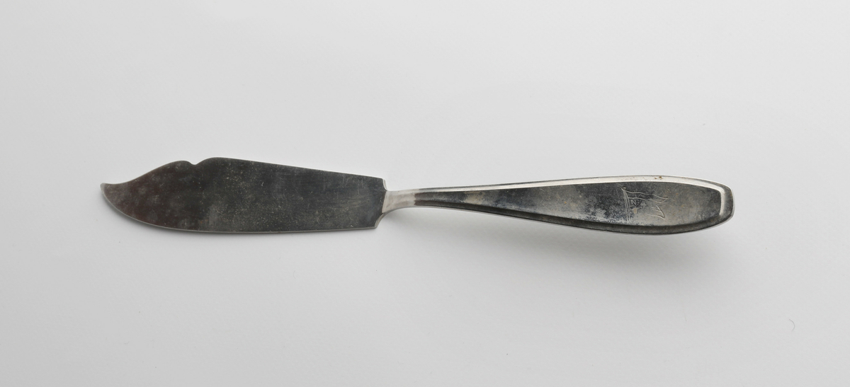 Fiskekniv i rustfritt stål fra Den norske Amerikalinje