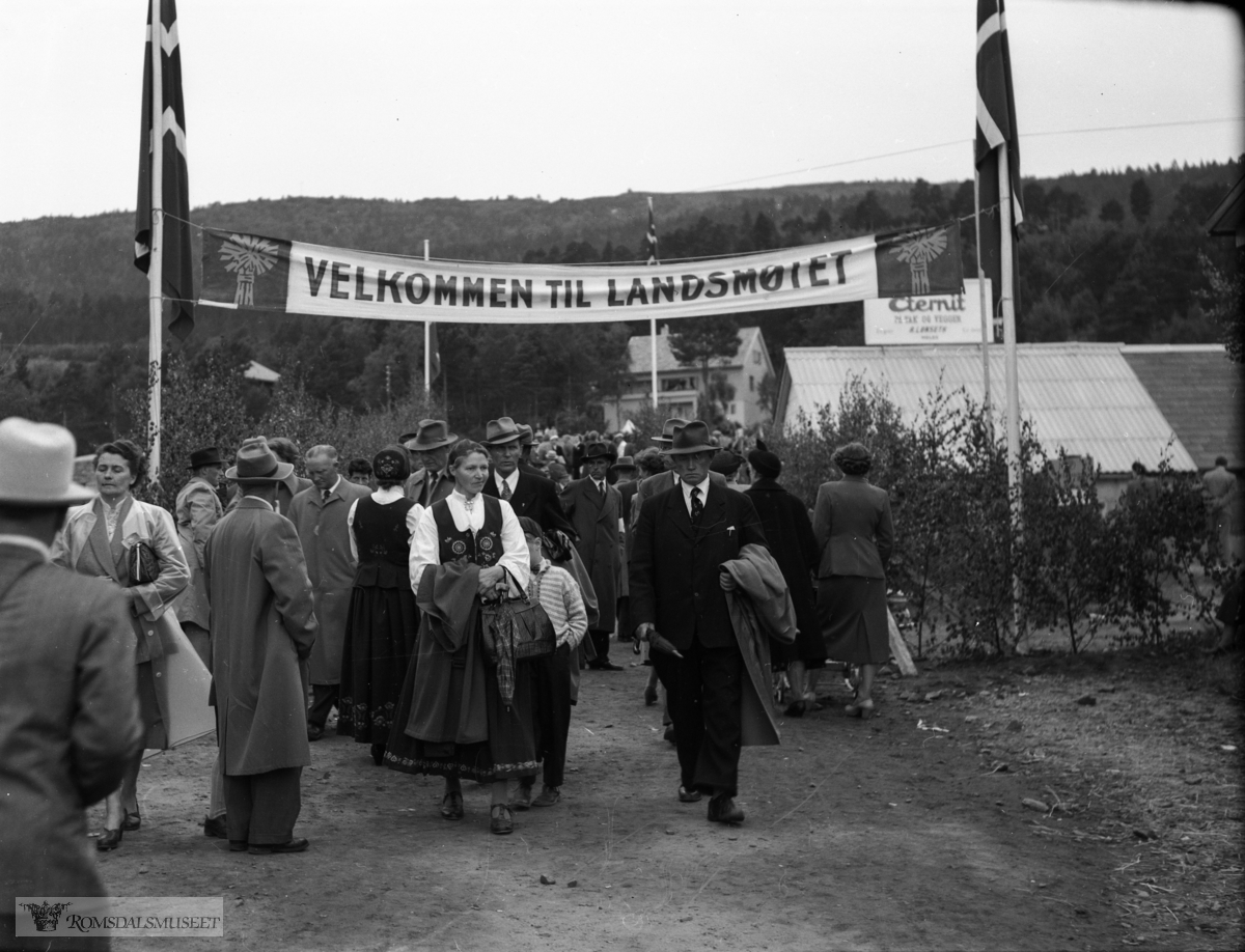 BL_Landsmøte 3/4 filmer., "Bondelagets landsmøte 1954".